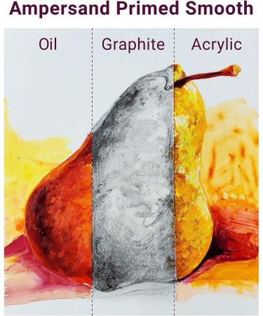 Ampersand Wood Gesso Painting Panel 18x24 - 1/8 Inch Depth, Primed Smooth Surface | Flat Artist Panel - Buy Online on GoSupps.com