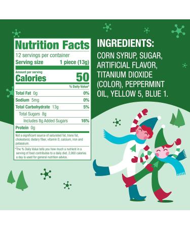 Brach's Bob's Wintergreen Candy Canes 150g - US Christmas Candy - Buy Online on GoSupps.com