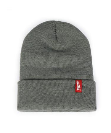 Milwaukee 506G Men's Gray Acrylic Cuffed Beanie Hat