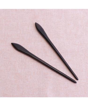 Beaupretty Hand-Carved Japanese Hair Chopsticks - 2 Pack Wood Hairsticks & Hair Pins for Long Hair Women - Buy Online on GoSupps.com