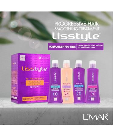 L Mar Lisstyle Progressive Straightening Treatment Blowout Kit - No Formol Carbocysteine No Smell No Itching | Permanent Straightening 250 ml - Buy Online on GoSupps.com