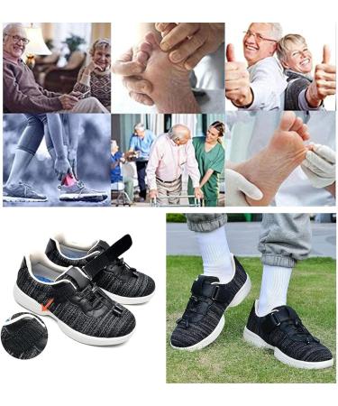 Buy Diabetic Shoes for Women - Wide Adjustable Air Cushion Sneakers for Arthritis & Edema | Comfortable Footwear for Swollen Feet & Hammertoe - Size 7 Blue - Buy Online on GoSupps.com