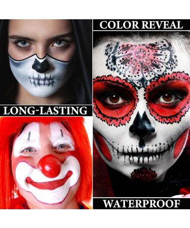 Buy 3 Colors Eye Black Stick - Blendable Face & Body Paint for Sports Halloween & Cosplay - Buy Online on GoSupps.com