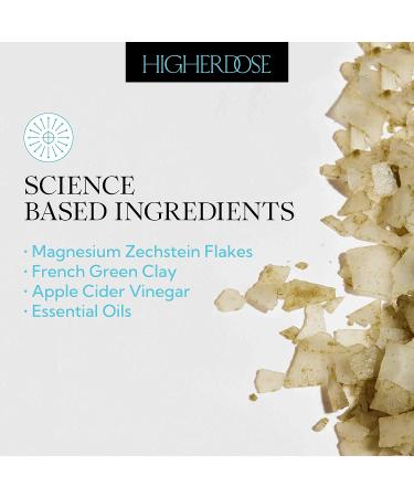 HigherDOSE Serotonin Bath Salt Soak 32 oz with Magnesium, Essential Oils & Apple Cider Vinegar - Support Serotonin Levels & Nervous System - Buy Online on GoSupps.com