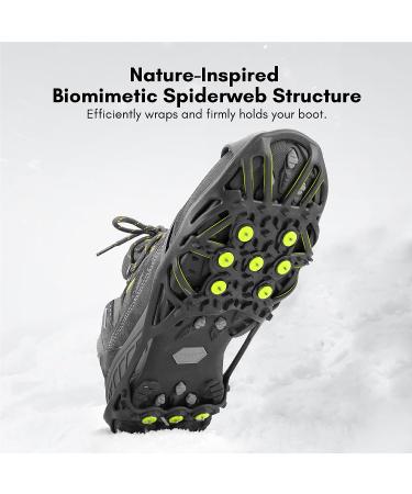 Extremus Ice Snow Grips Traction Cleats with Tungsten Spikes for Shoes and Boots - S/M Size for Walking, Fishing, Hiking, Climbing - Buy Online on GoSupps.com
