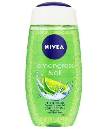NIVEA NIVEA Shower Gel with Care Oil Pearls Lemongrass Scent 250ml Bottle Lemongrass and Oil