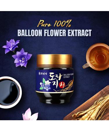 Pure Doraji Herb Syrup 5.3oz - Korean Bellflower Root Extract Concentrate for Tea, Cough Relief, Sore Throat - 3-Year-Old Platycodon Roots Extract - Plain Flavor - Buy Online on GoSupps.com