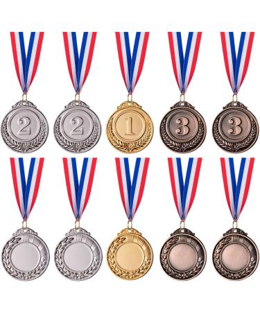 48 Pieces Gold Silver Bronze Winner Medals for Competitions - 2 Inches - Party Olympic Style - Buy Online on GoSupps.com