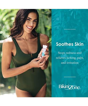 Bikini Zone Medicated After Shave Gel - Instantly Soothes Shaving Bumps & Irritation - Dermatologist Approved - 1 oz - Buy Online on GoSupps.com