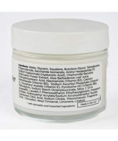Hydrating Face Moisturizer for All Skin Types | Aloe Chamomile & Hyaluronic Acid - Ultra Nourishing Formula - Buy Online on GoSupps.com