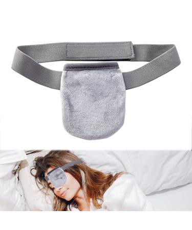 Single Moist Heat Eye Compress Pad Microwavable Eye Mask for Dry Eye Good for Pink Eye Blepharitis and Stye Eye Reusable Gel Eye Mask with Storage Pouch