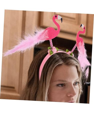 COSMEVIVI Flamingo Headband Beach Headband Flamingo Hair Hoop Hawaiian Accessories Party Supplies Headbands for Luau Party Headdress for Hawaii Party Hair Accessory Party Favor Party Props - Buy Online on GoSupps.com
