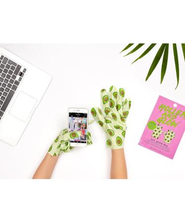 Holler and Glow Avo Good Day Moisturising Printed Hand Masks - Buy Online on GoSupps.com