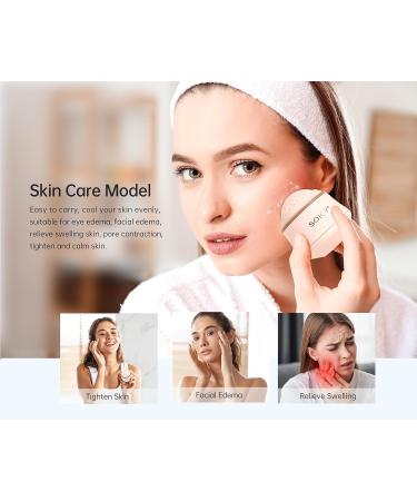 Buy Stainless Steel Facial Roller - 360 Ice Massage Tool for Eye & Face - Pink | Best Skin Care Solution | International Shipping - Buy Online on GoSupps.com