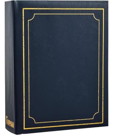 Arpan 6x4 Plain Photo Album | 200 Pockets | Blue | 18.3 x 4.5 x 22.9 cm | High-Quality Photo Organizer - Buy Online on GoSupps.com