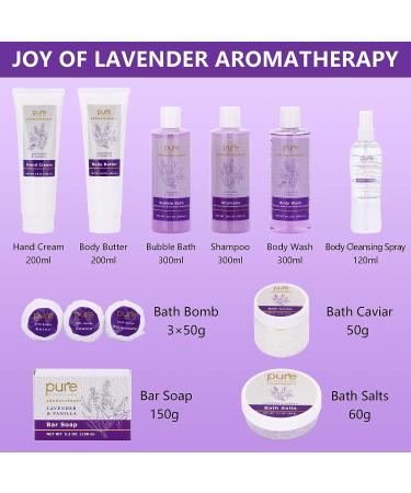 Lavender Bath Spa Gift Set for Couples - Christmas & Holiday Bath Basket for Women. Pamper & Indulge with Bath Body Works Essentials - Buy Online on GoSupps.com