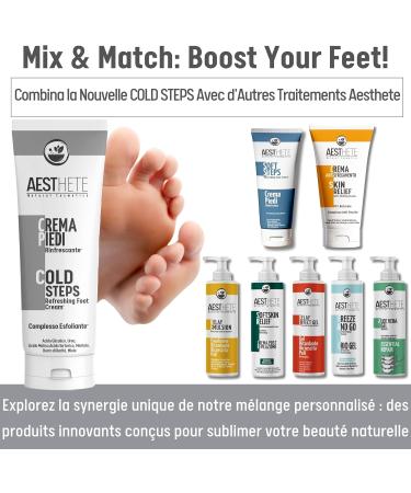 Very Dry and Damaged Foot Cream Exfoliating Urea + Glycolic Acid 200 ml Refreshing Anti-Odour Moisturizing for Cracked Heels and Dry Feet Contrasting Calluses Calluses Cuts - Aesthete - Buy Online on GoSupps.com
