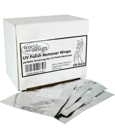 World of Nails-Design World of Nails-Design Pack of 100 cleaning wipes for UV or nail polish