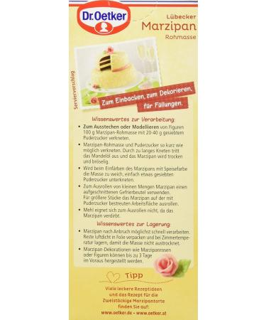 Dr.Oetker L beck Marzipan Raw Mass 200g | 53% Almonds | Vegan Baking & Decorating | Quality from L beck - Buy Online on GoSupps.com
