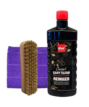 Ixtral Carpet Easy Clean cleaner carpet cleaner Flot removal concentrate Active foam also for car seats including textiles with a microfiber cloth and high -quality natural hair brush - Buy Online on GoSupps.com
