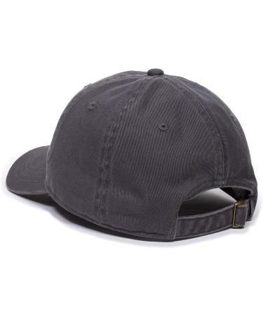 Outdoor Cap Mountain Dad Hat - Charcoal | Unstructured Soft Cotton | One Size - Buy Online on GoSupps.com