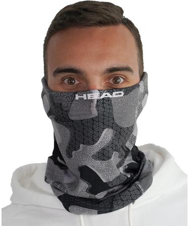 Head Original Tube Plain Scarf - Unisex Multifunctional Winter Bandana for Skiing Cycling & UV Protection - Black - Buy Online on GoSupps.com