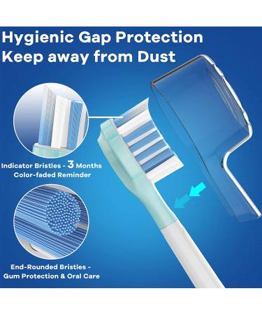 BrightDeal Replacement Heads for Philips Sonicare Electric Toothbrush - 6 Pack - Buy Online on GoSupps.com