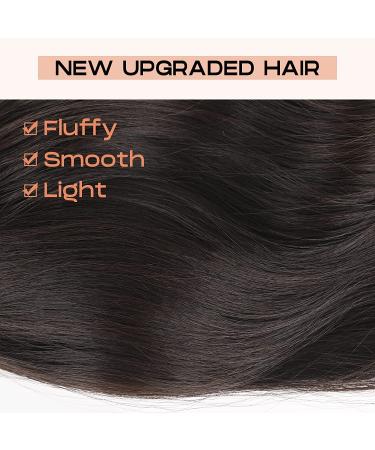 SEIKEA Ash Brown Platinum Blonde Ponytail Extension 24 Inch 140g - Curly Wavy Synthetic Hairpiece for Women - Buy Online on GoSupps.com