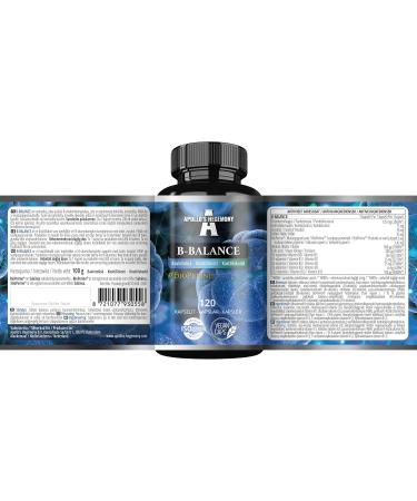 APOLLO'S HEGEMONY B-Balance 120 Vegan Capsules - Vitamin B Complex Contains Vitamins B1 B2 B6 B12 Folate and More - 4 Months Supply - Supports Overall Health Capsule 120 Count (Pack of 1) - Buy Online on GoSupps.com