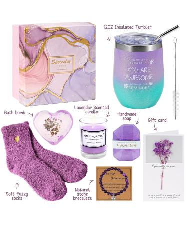 Relaxing Spa Gift Box for Women - Perfect Birthday Valentine's Mother's Day & Christmas Gifts for Mom Wife Girlfriend & Friends - Buy Online on GoSupps.com