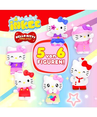INKEE Hello Kitty 5 x Bath Bombs for Kids with Surprise 5 x Hello Kitty Figures to Collect 5 x 80g Bath Balls with Watermelon - Buy Online on GoSupps.com