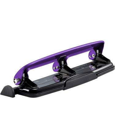 Bostitch Office EZ Squeeze 3-Hole Punch - Purple (2105) | 12 Sheets Capacity - Buy Online on GoSupps.com