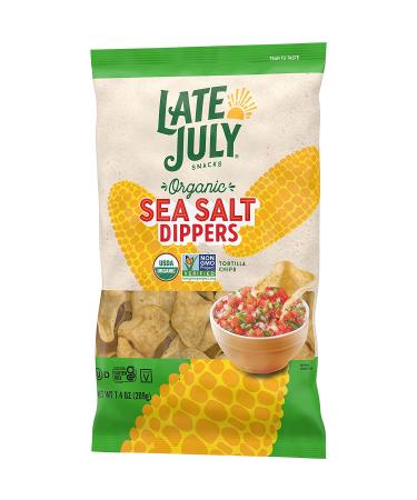 Late July Organic White Corn Tortilla Chips Dippers - 7.4 oz Bag - Buy Online on GoSupps.com
