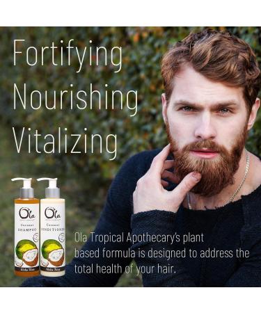 Ola Coconut Organic Shampoo - 8 fl oz | Natural Hair Care | International Shipping Available - Buy Online on GoSupps.com
