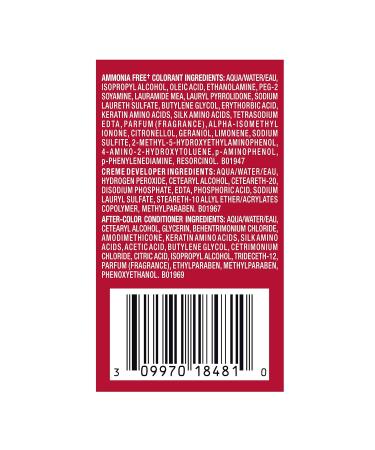 Revlon Colorsilk Permanent Red Hair Dye Pack of 3 | 100% Gray Coverage, Ammonia-Free Auburn Brown Color with Keratin & Amino Acids - Buy Online on GoSupps.com