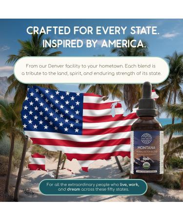 HerbEra Montana Herbal Detox Blend - USDA Organic Extract Made in USA | Immune & Liver Support Liquid Drops | Ashwagandha Dandelion Root Milk Thistle Noni Sarsaparilla | 2 fl oz - Buy Online on GoSupps.com