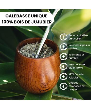 Mate Earth Mat discovers with kalebas of wood bombilla and 1 can graves of graves organic mat 100 g Yovy Mat - Buy Online on GoSupps.com