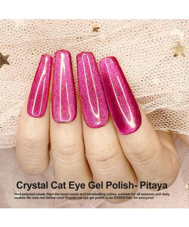 NAILGIL Cat Eye Gel Nail Polish with Magnet Cat Eye Gel Nail Polish UV Gel Nail Polish Galaxy Soaking Holographic Cat Eyes Nail Polish Gel for Nail Art Manicure Salon DIY Jelly Rose - Buy Online on GoSupps.com
