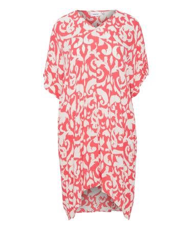 fransa FPIRIA DR 3-20612402 Women's Casual Dress 20 Geranium Mix Hs23 Ethnic (202452)