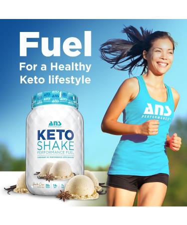 ANS Performance Ketosys Protein Powder - Low Carb Shake - Gluten Free - Delicious Taste - Healthy Fats - Ready To Mix Drink (Vanilla Chai) - Buy Online on GoSupps.com