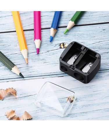 5PCS Portable Makeup Sharpener with Double-Hole Design Plastic and Steel Blade for Eyeliner, Lip, Eyebrow Pencils - Convenient and Easy to Clean - Buy Online on GoSupps.com