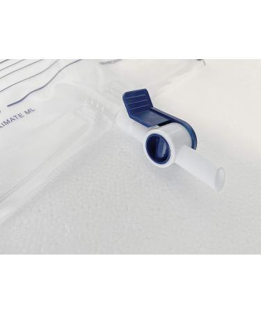 10pcs Pack of 2000ml Urine Drainage Bag with Integrated Bag Hanger and Lever Tap - Sterile Catheter Night Bags - Overnight Bedside Urine Bag - Buy Online on GoSupps.com