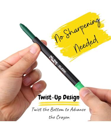 Mr. Pen Washable Gel Crayons 20 Pack - Non-Toxic Twistable Silky Colors for Coloring, Bible Journaling, and Kids Art - Buy Online on GoSupps.com