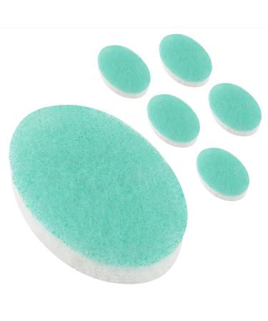6 Pack Double Sided Body Sponge for Daily Deep Cleansing and Regular Exfoliating - Double Sided Buff Puff Style Exfoliating Pads Puf for Removing Dead Skin & Dirt - All Skin Types