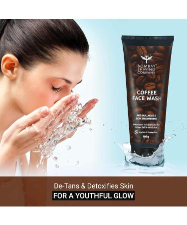Bombay Shaving Co. Coffee Face Wash - Deep Cleansing, De-Tanning, Blackhead Removal | Made in India - Buy Online on GoSupps.com