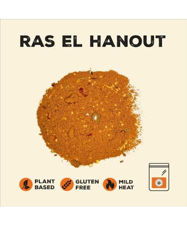 Nature Kitchen Ras El Hanout Moroccan Spices (Mild) 500g - Gluten-Free & Vegan Cooking Blends for Marinades, Sauces, Frying & Baking - Buy Online on GoSupps.com