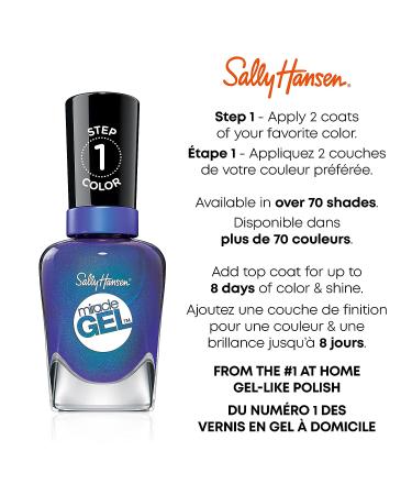 Sally Hansen Miracle Gel Nail Polish Oaseas - 0.5 fl oz - Long-lasting, Salon-quality Manicure (Pack of 1) - Buy Online on GoSupps.com