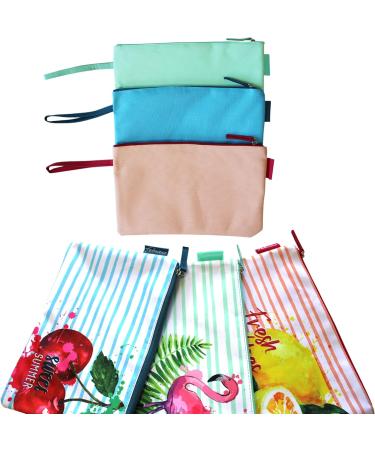 Waterproof Bikini Wetbag - Stylish Bathing Bag with 3 Summer Designs | Ideal for Vacation Beach & Pool - Buy Online on GoSupps.com