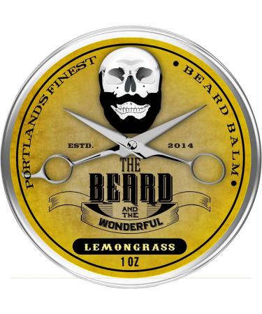 Premium Beard Balm for Men - Leave In Conditioner & Moisturizer with Natural Ingredients for Beard Growth - Lemongrass 30ml - Buy Online on GoSupps.com