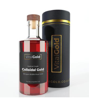 Colloidal Gold 120 PPM - 500ml - Ultra Strength Gold Supplement